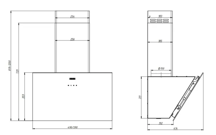 Цвета и размеры LENS