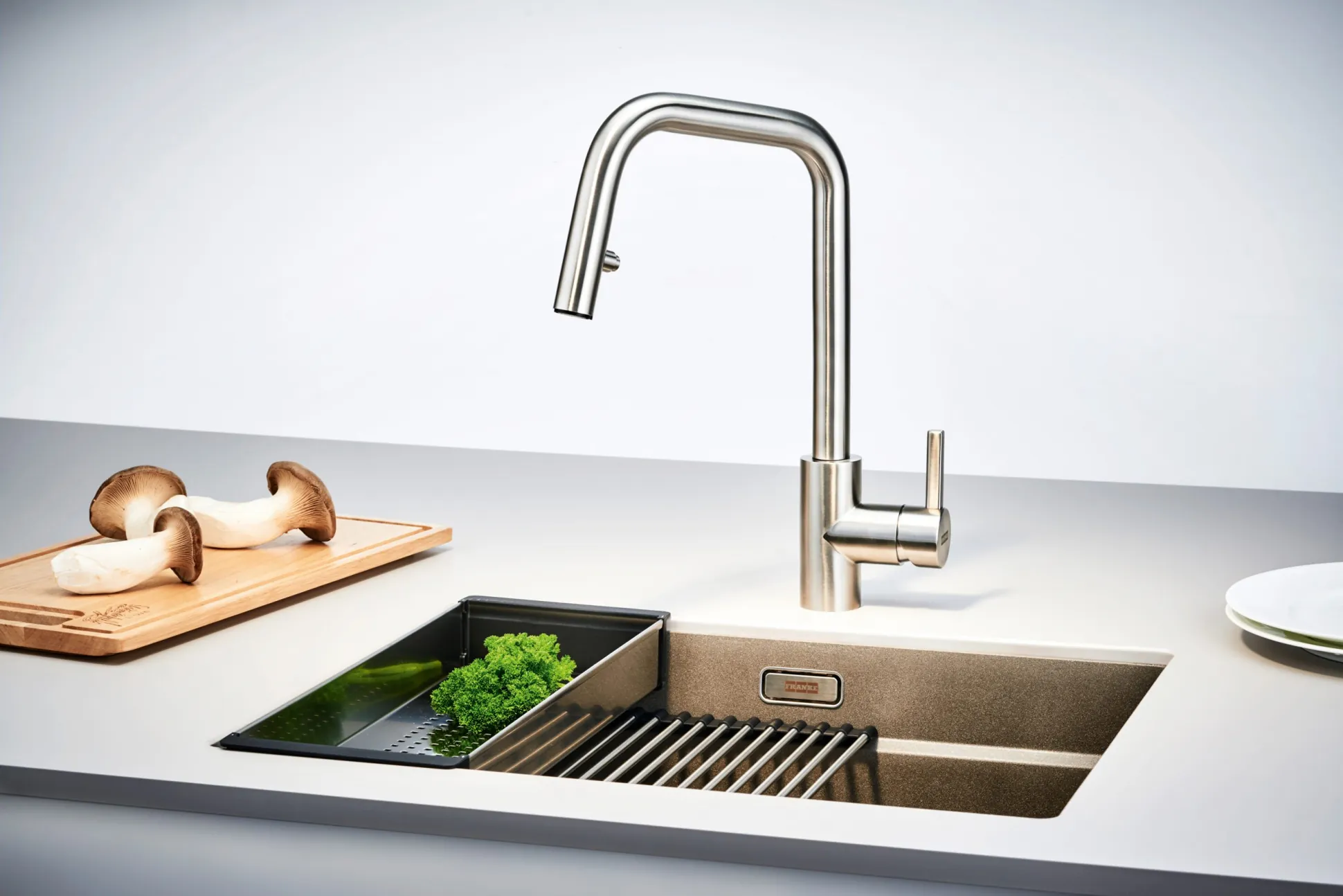 Мойка Kubus 2 KNG 110-52 Fragranite, цвет Черный матовый, артикул