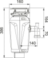 Измельчитель Franke SLIM 125 