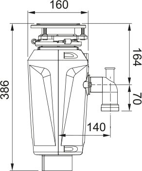 Измельчитель Franke SLIM 100