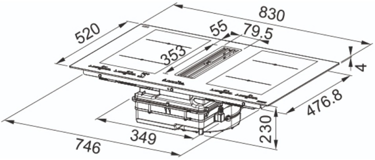 Варочная панель Franke FMA 8391R HI
