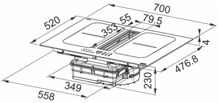 Варочная панель Franke FSM 7081R HI