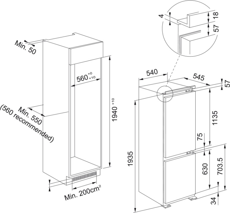 Холодильник Franke FCB 360 V NE D