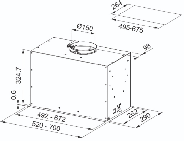 Вытяжка Franke FBFE A52