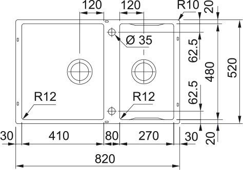 Мойка Box BWX 220-41-27